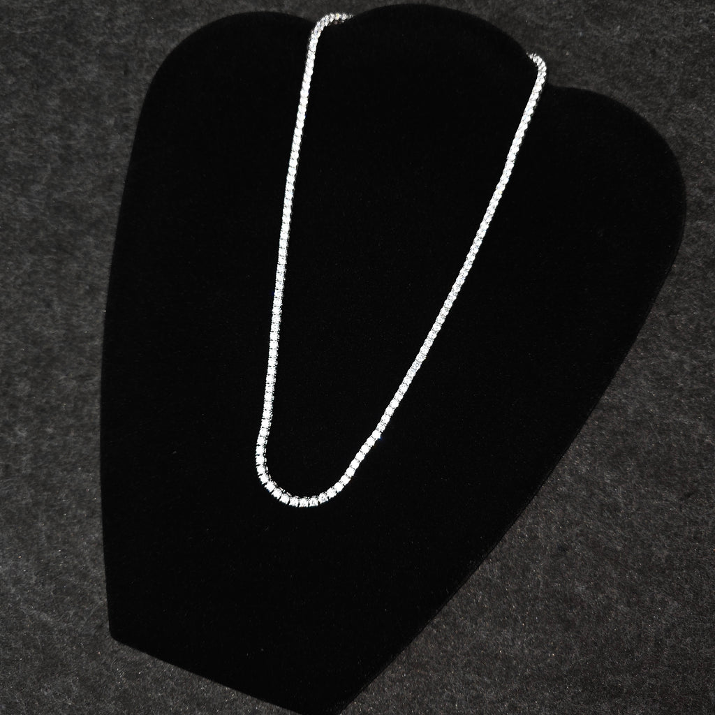 Collar Tenis de Plata con Zirconias Cubicas 51cm