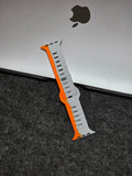 Correa de Silicon Deportiva Gris con Naranja