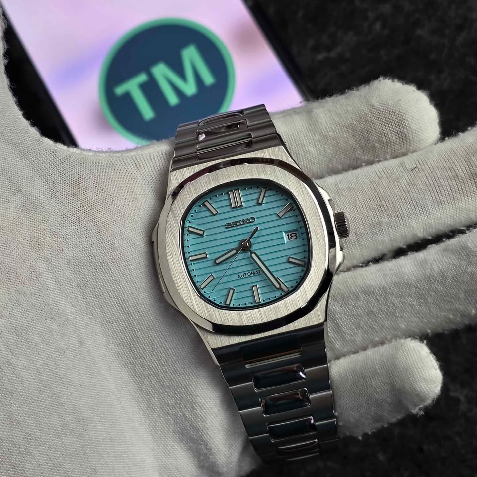 Seiko Mod Aquanaut Tiffany Blue Automatico
