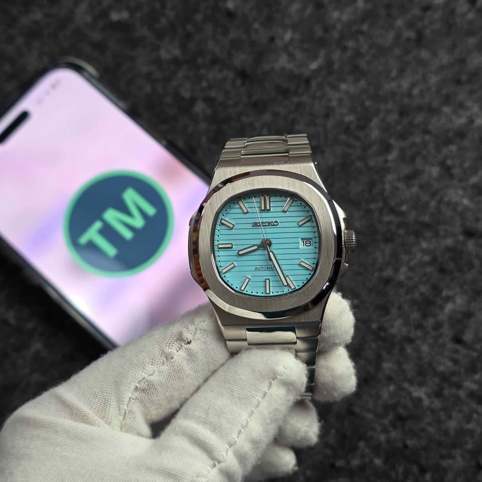 Seiko Mod Aquanaut Tiffany Blue Automatico