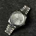 Seiko Mod Datejust Blanco Automatico