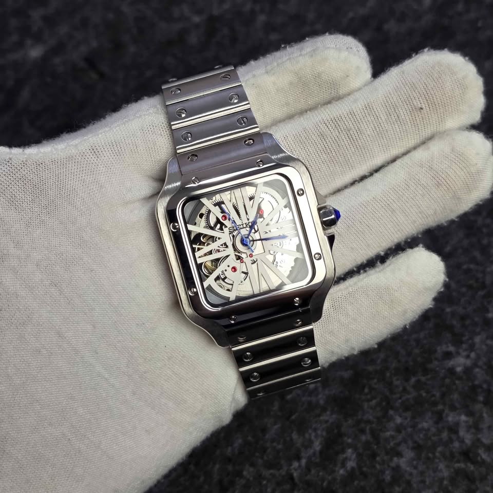 Seiko Mod Skeleton Santos Automatico