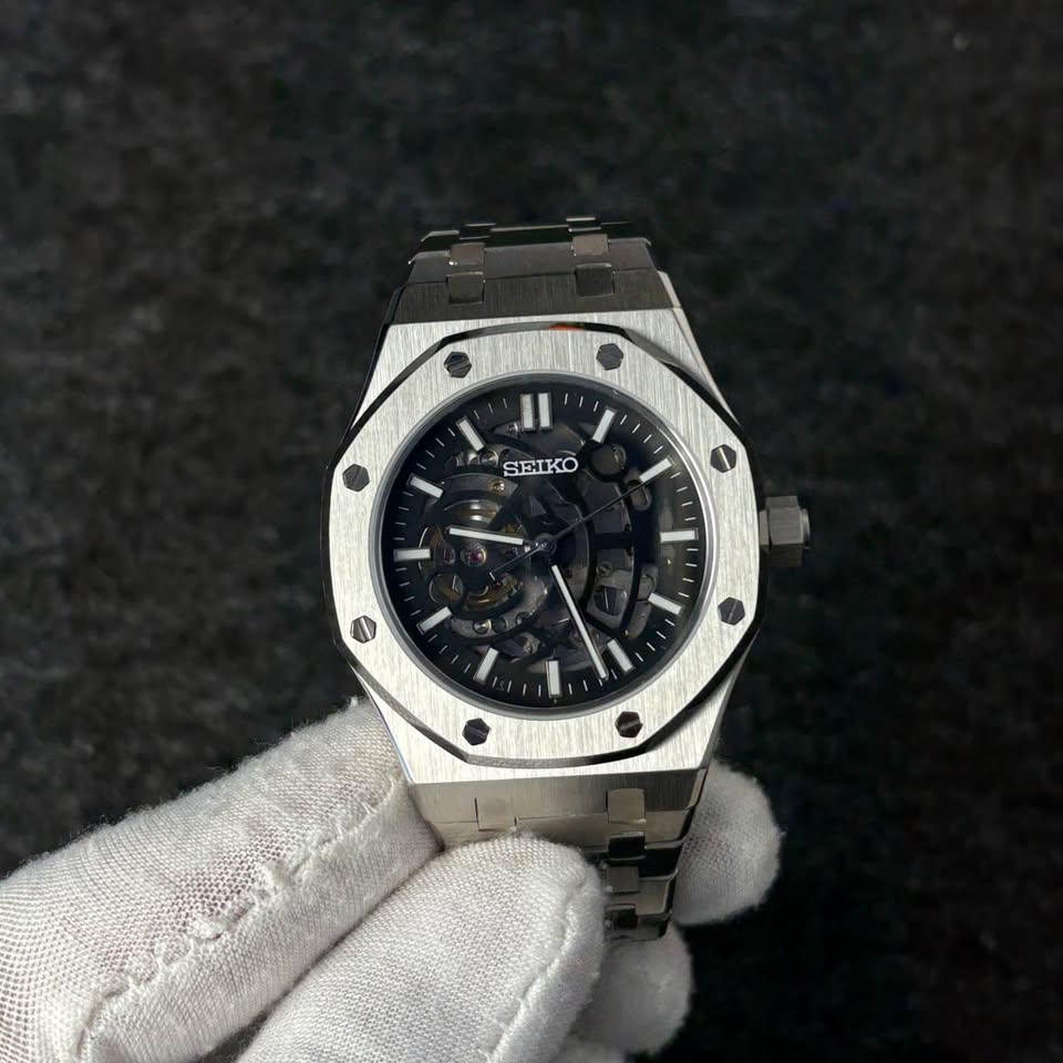 Seiko Mod Royal OAK Skeleton Automatico