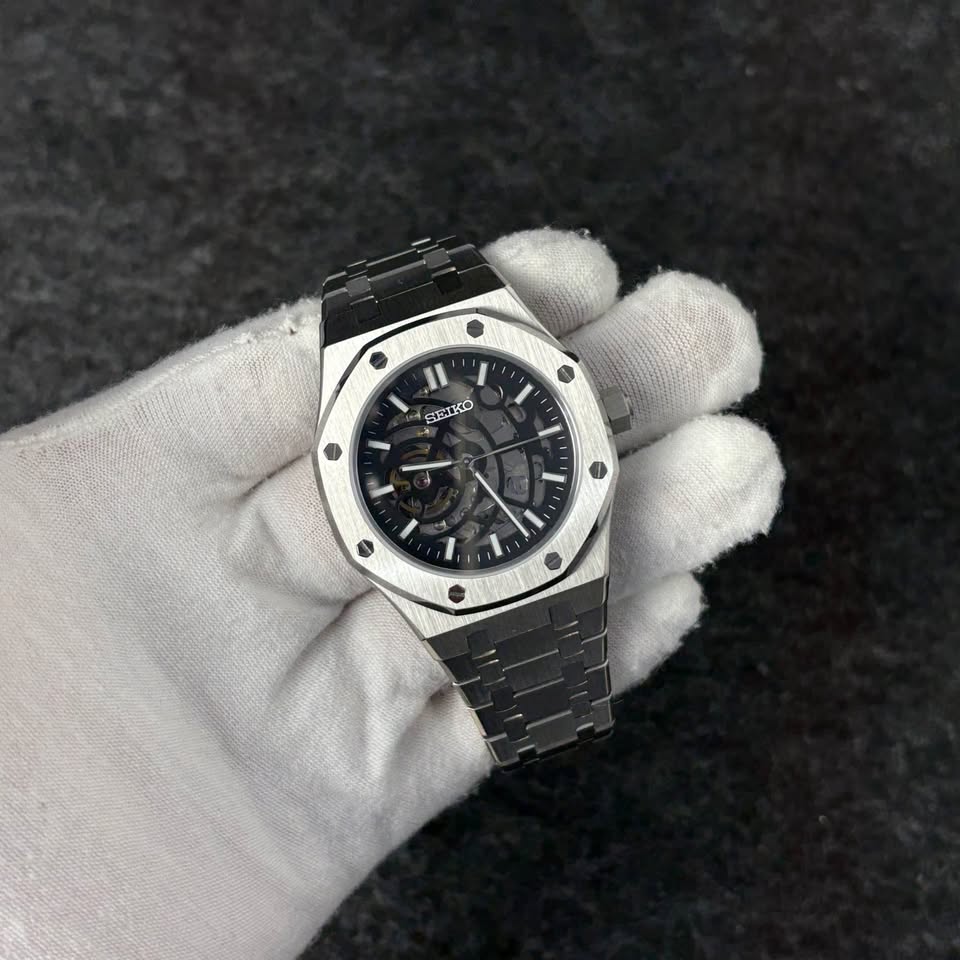 Seiko Mod Royal OAK Skeleton Automatico