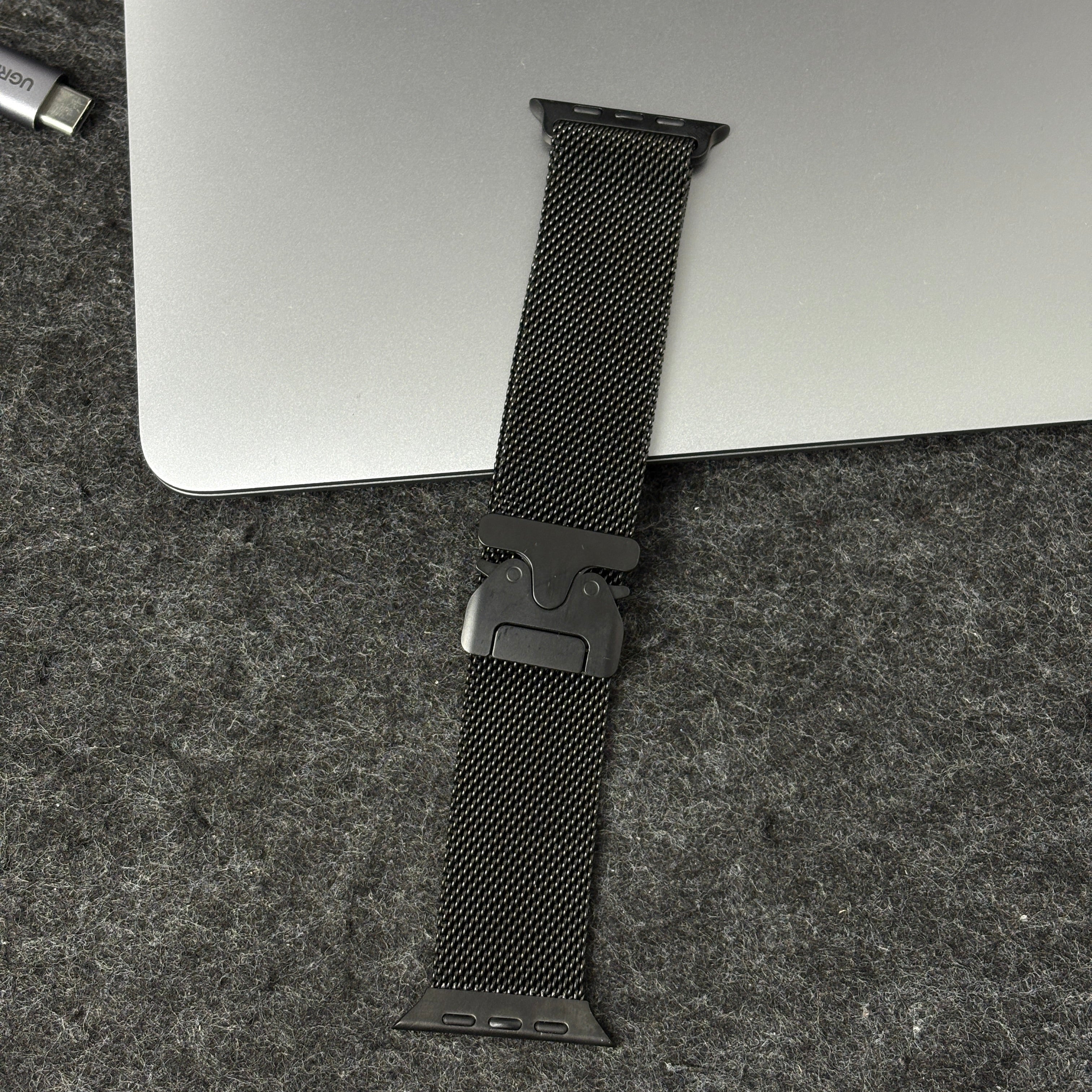 Correa Milanese Loop Titanio Negro