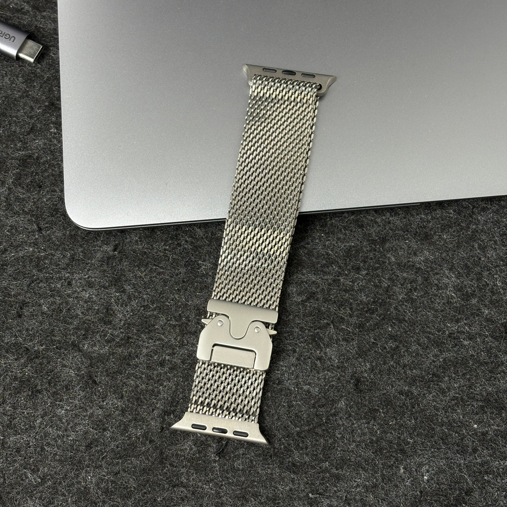 Correa Milanese Loop Titanio Natural