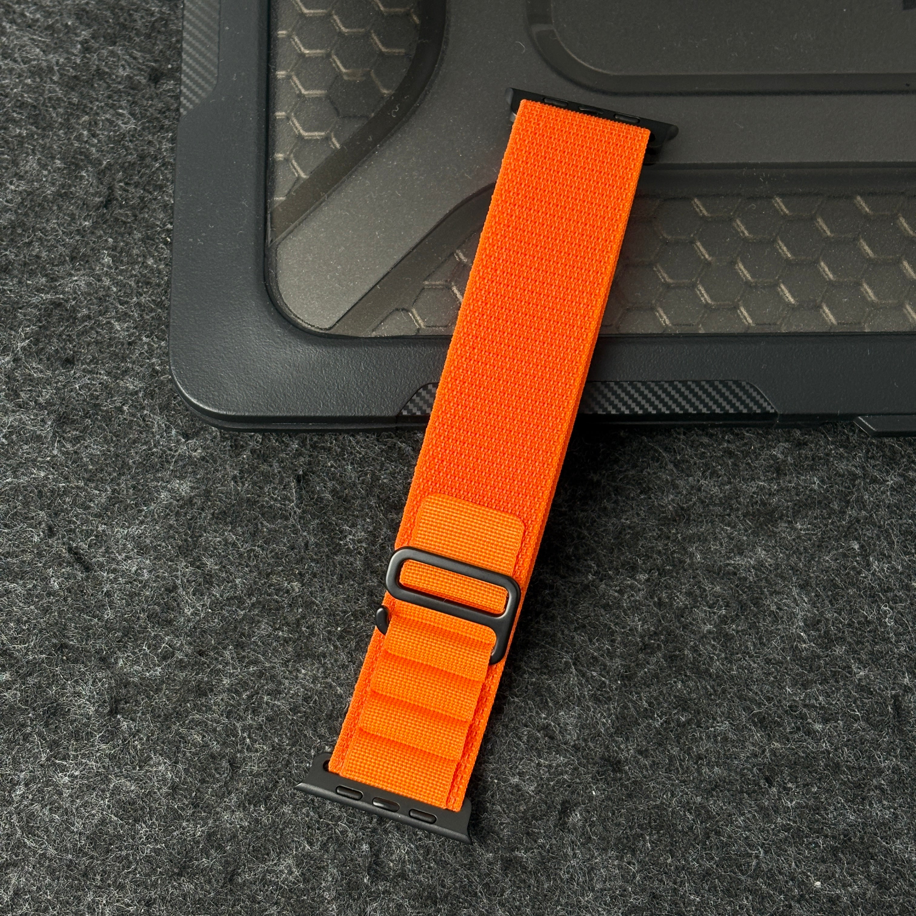 Correa Alpine Naranja Seguros Negro