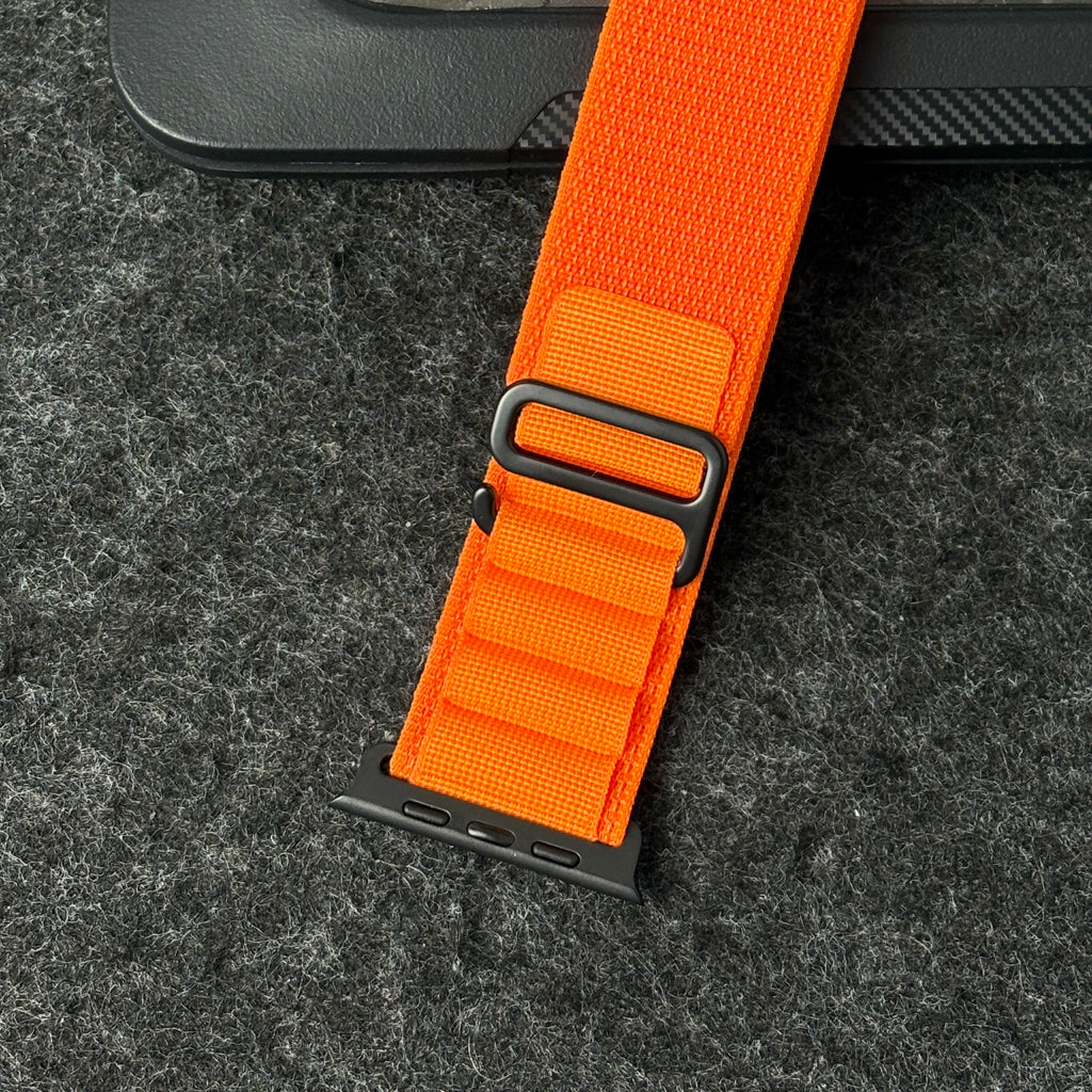 Correa Alpine Naranja Seguros Negro